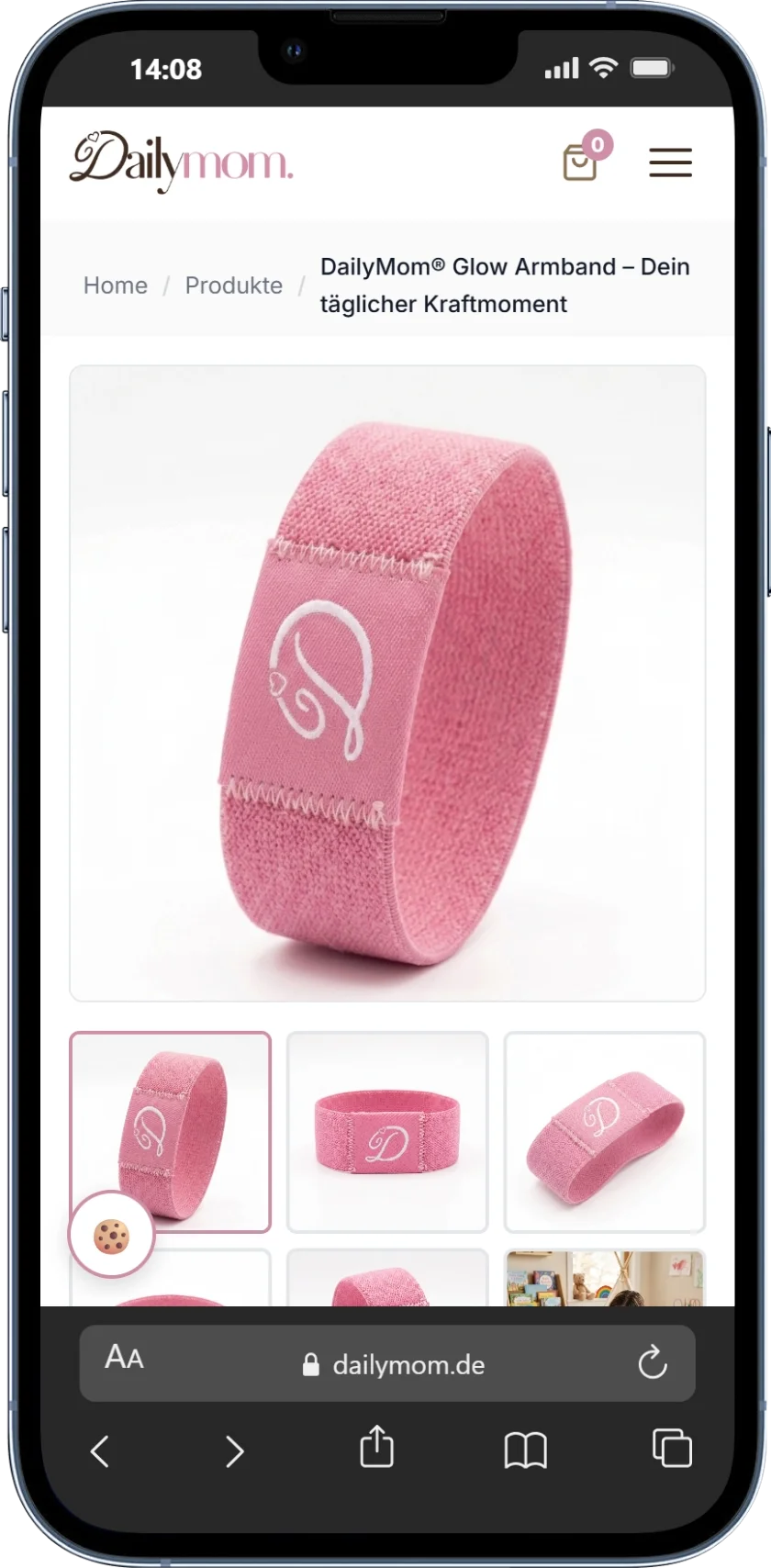 NFC-Technologie DailyMom Glow Armband
